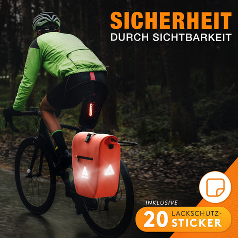 Freithal 2in1 Fahrradtasche - 100% Wasserdichte Gepäckträgertasche!