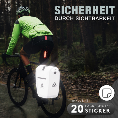 Freithal 2in1 Fahrradtasche - 100% Wasserdichte Gepäckträgertasche!