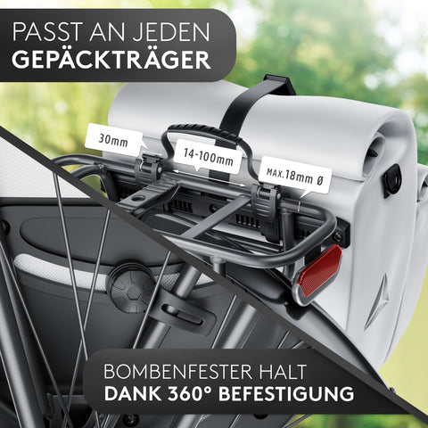 SALE: Freithal 2in1+ Fahrradtasche - Gepäckträgertasche mit Fronttasche!