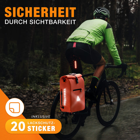 Freithal 3in1 Fahrradtasche - Rucksack & Gepäckträgertasche kombiniert